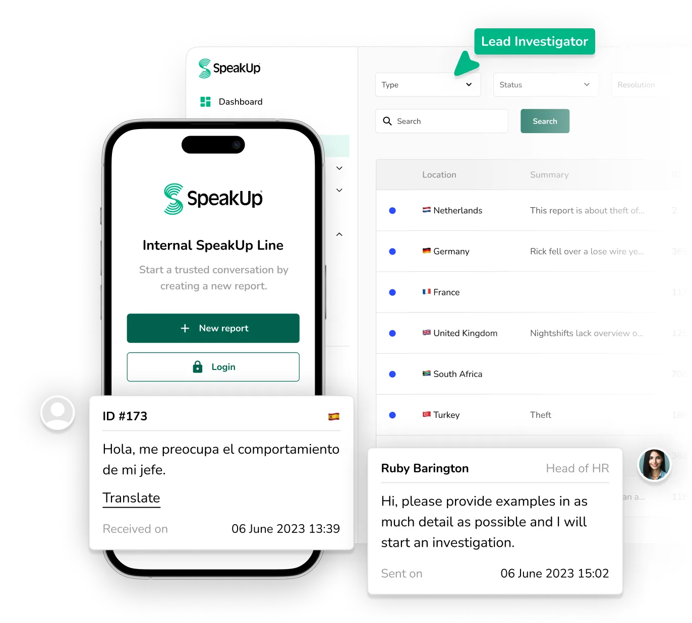 Whistleblowing Software SpeakUp